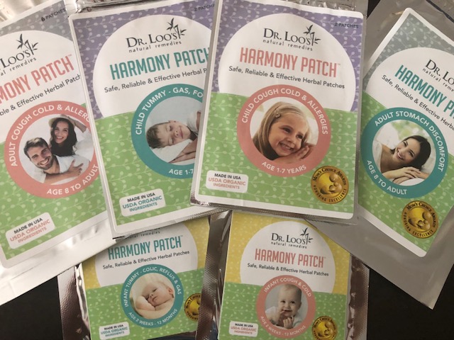 Harmony Patches: Easy Application for Natural Relief of Digestive, Cough, Cold and Allergies