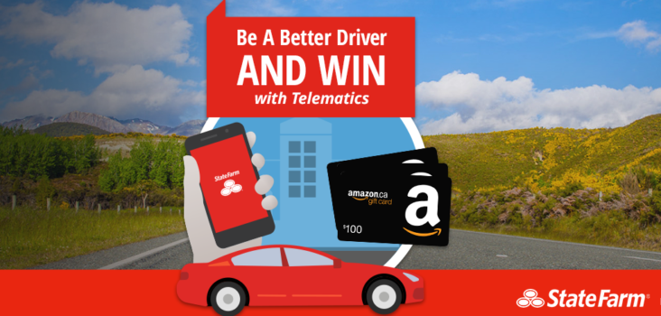 WIN with State Farm® Canada and Telematics #BeABetterDriver